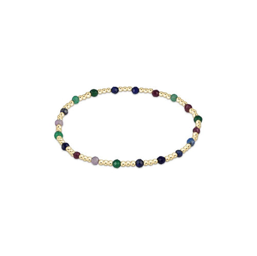 Gold Sincerity 3mm Bead Bracelet-Hot Mess FW25
