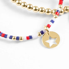 Load image into Gallery viewer, Hope Unwritten Bracelet - Firecracker - Star Small Gold Disc