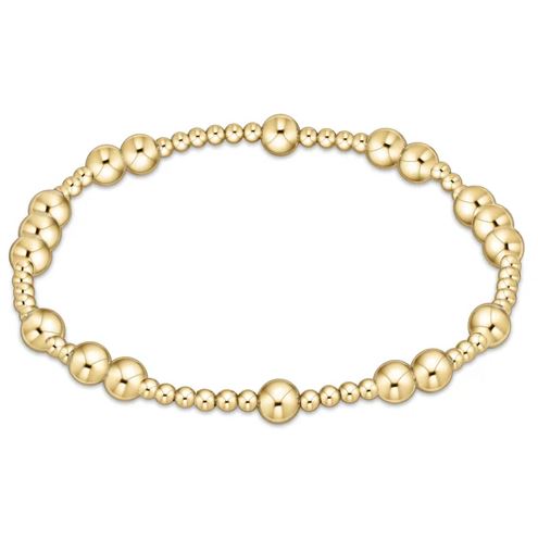 Hope Unwritten 5mm Bead Bracelet - Gold