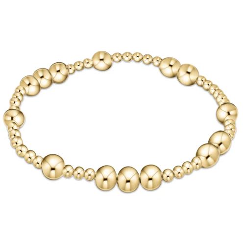 Hope Unwritten 6mm Bead Bracelet - Gold