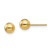 Load image into Gallery viewer, 5mm Gold Ball Stud Earrings