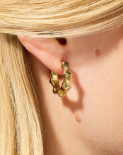 Load image into Gallery viewer, Bamboo Hoop Earrings