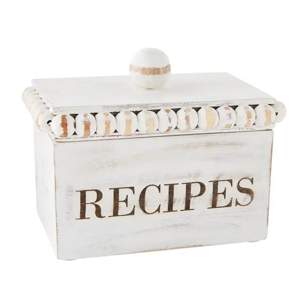 Beaded Recipe Box Set