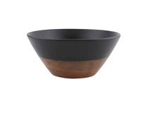 Load image into Gallery viewer, Black Two-Tone Bowls, 2 Asst