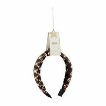 Load image into Gallery viewer, Black Raffia Woven Headband