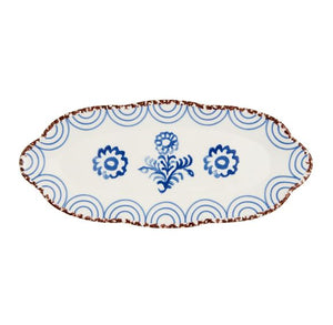 Blue Floral Everything Plate, 2 asst.