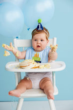 Load image into Gallery viewer, Blue Gingham Cake Smash Set