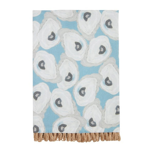 Blue Repeat Oyster Towel