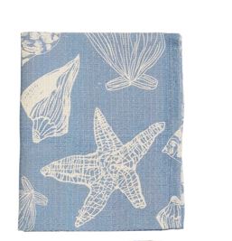 Blue & White Sea Towels, 4 asst
