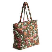 Load image into Gallery viewer, Bubbly Flowers Green Original Tote