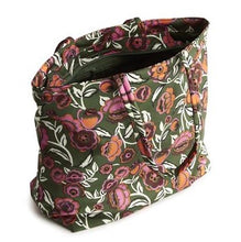 Load image into Gallery viewer, Bubbly Flowers Green Original Tote