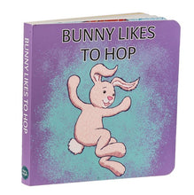 Load image into Gallery viewer, Bunny Likes to Hop Board Book