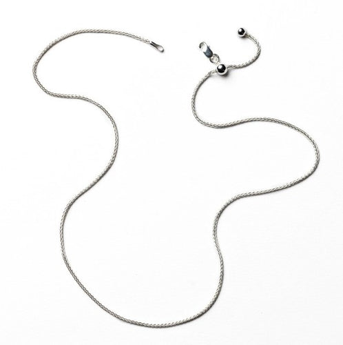 Sterling Silver Diamond Cut Wheat Chain