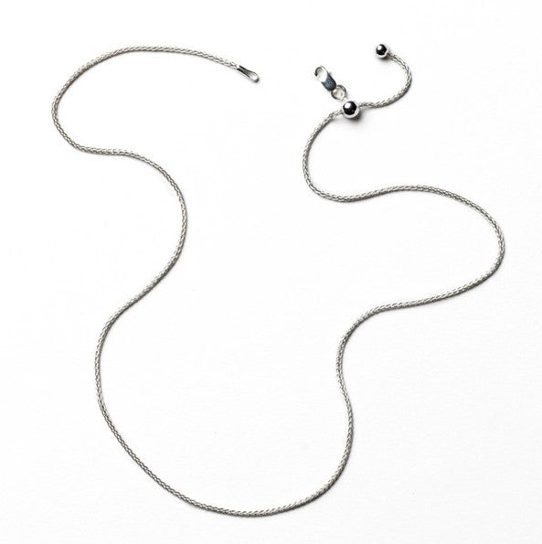 Sterling Silver Diamond Cut Wheat Chain