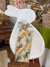 Load image into Gallery viewer, White Bunny Board &amp; Towel Set