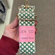 Load image into Gallery viewer, Dotted Guitar Strap- Green