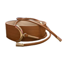Load image into Gallery viewer, Brown Tie Belt