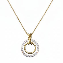 Load image into Gallery viewer, Double Circle Necklace