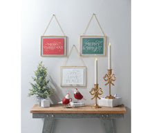 Load image into Gallery viewer, Gold Bow Taper Holder- 2 asst