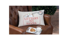 Load image into Gallery viewer, Letters to Santa Lumbar Pillow