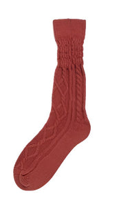 Cable Knit Tall Socks, 4 asst