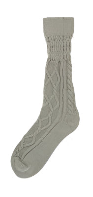 Cable Knit Tall Socks, 4 asst