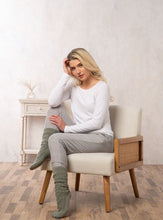 Load image into Gallery viewer, Cable Knit Tall Socks, 4 asst
