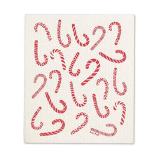 Load image into Gallery viewer, Candycane Dishcloths, Set of 2