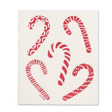 Load image into Gallery viewer, Candycane Dishcloths, Set of 2