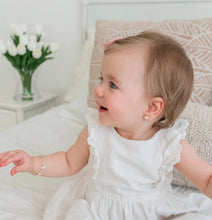 Load image into Gallery viewer, Caroline Pink and White Pearl Baby Bracelet