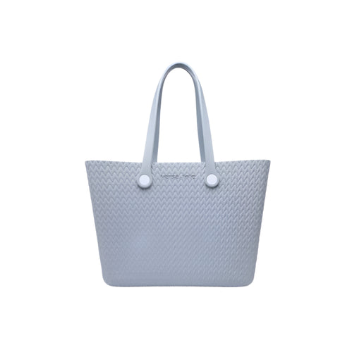 Carrie All Textured Tote- Periwinkle