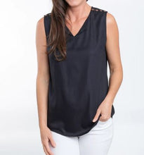 Load image into Gallery viewer, Casey V-Neck Sleeveless Tank Top Blouse