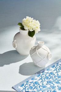 Large Ceramic Bamboo Handle Vase