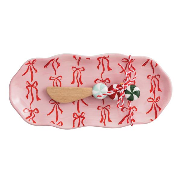 Christmas Bow Everything Dish