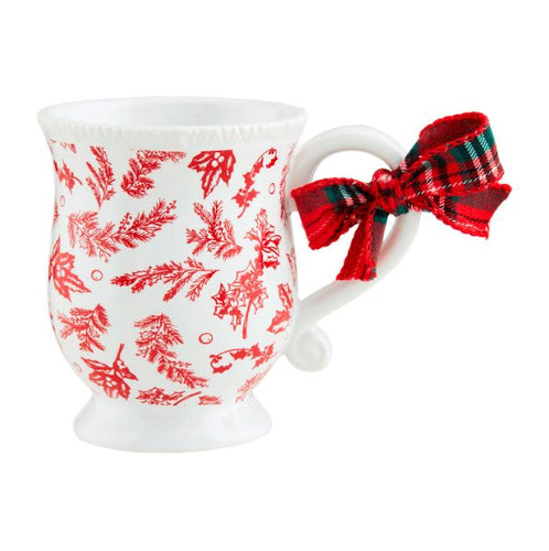 Christmas Holly Print Mug