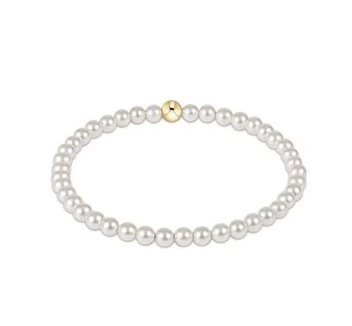Classic Pearl 4mm Bead Bracelet