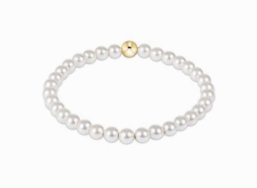 Classic Pearl 5mm Bead Bracelet