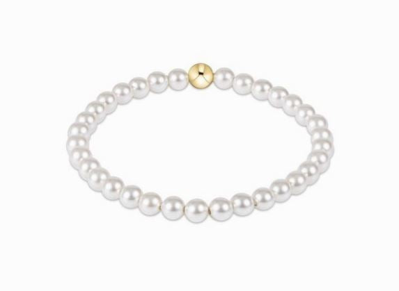 Classic Pearl 5mm Bead Bracelet