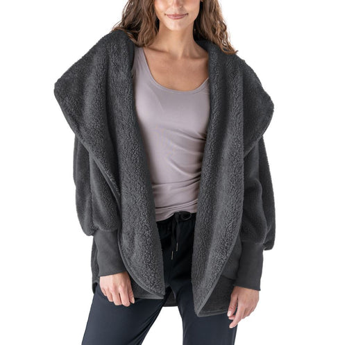 Comfort Zone Cardigan- Charcoal