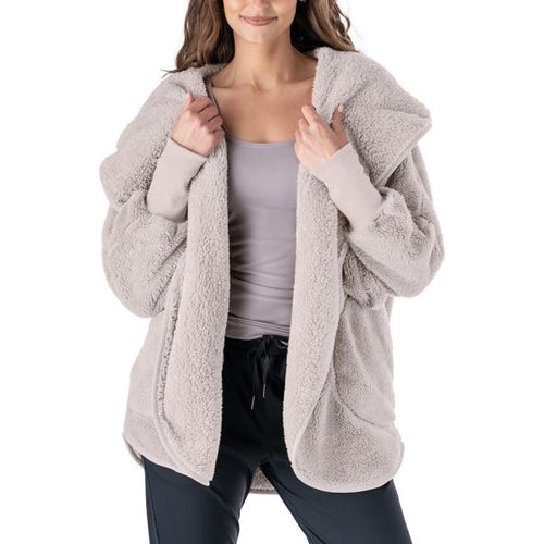 Comfort Zone Cardigan- Polar Gray