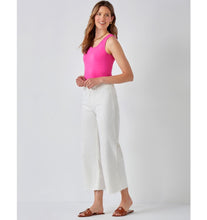 Load image into Gallery viewer, Cotton Spandex Raw Cut Jean- White