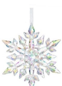 Glacier Snowflake Ornaments, 2 Asst