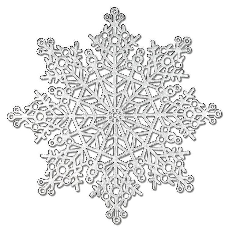 Cutout Snowflake Placemat, Silver, Set of 4