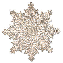 Load image into Gallery viewer, Cutout Snowflake Placemat, Gold, Set of 4