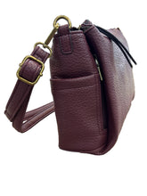 Load image into Gallery viewer, Kali Conceal Carry Crossbody Bag- Plum