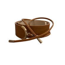 Load image into Gallery viewer, Brown Tie Belt