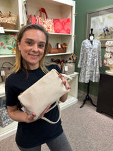 Load image into Gallery viewer, Izzy Straw Woven Crossbody- Off-White