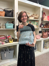 Load image into Gallery viewer, Lorelei Vegan Crossbody- Blue