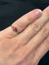 Load image into Gallery viewer, Ruby Heart Ring