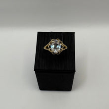Load image into Gallery viewer, Vintage-Inspired White Topaz Ring